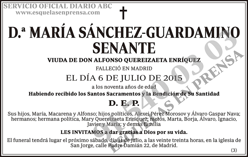 María Sánchez-Guardamino Senante